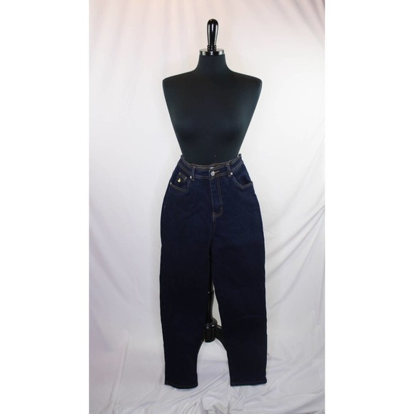 Gloria Vanderbilt Stretch Jeans High Rise Dark Wash Size 10 - Picture 1 of 5